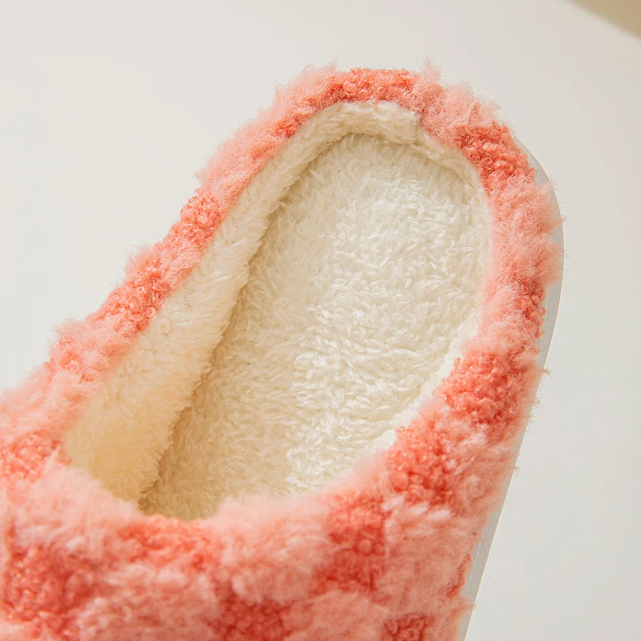 Cotton Slippers for Women Winter Home Indoor Home Warm Non-Slip Thick Bottom Couples New Wool Slippers for Men Autumn and Winter