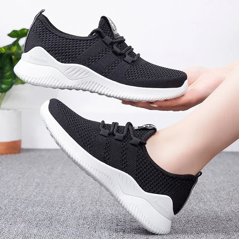 2025 Sport Running Shoes Women Air Mesh Breathable Walking Women Sneakers Comfortable Fashion Casual Sneakers Chaussure Femme