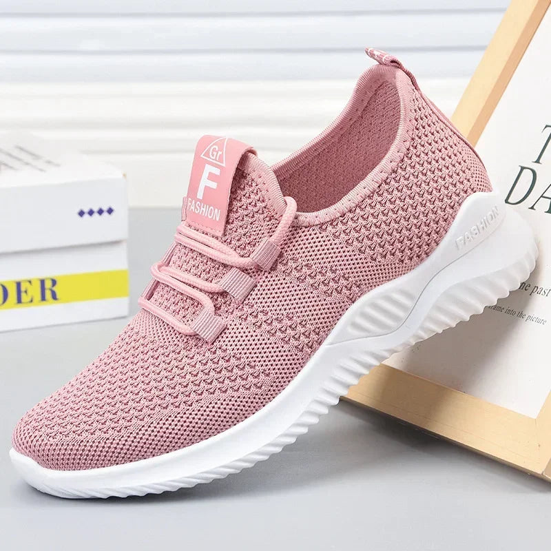 2025 Sport Running Shoes Women Air Mesh Breathable Walking Women Sneakers Comfortable Fashion Casual Sneakers Chaussure Femme